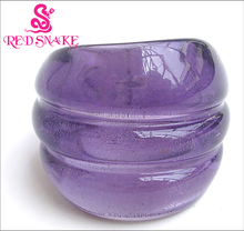 RED SNAKE Fashion Ring Handmade Purple with Bulge Design Murano Glass Rings 2024 - buy cheap