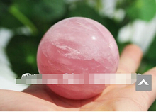 Esfera de cristal de cuarzo rosa NATURAL, bola curativa, SUIRONG---331 +++ 2024 - compra barato