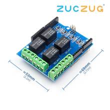 4 Channel 5V Relay Shield Module Four Channel Relay Control Board Relay Expansion Board Diy Kit 2024 - buy cheap