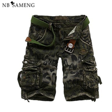 2018 Men's  Summer Mens Army Cargo Shorts Workout Shorts Casual Bermuda Men Fashion s Trousers  13M0576 2024 - buy cheap