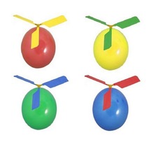 Традиционный классический воздушный шар Самолет Вертолет для детей вечерние наполнитель мешок Летающая Игрушка на открытом воздухе случайный цвет 2024 - купить недорого