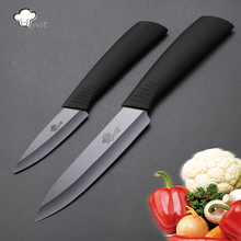 Kitchen Ceramic Knives 3" Paring 5" Slicing Ceramic Knife Black Blade Kitchen Knives Cooking tools 2024 - buy cheap