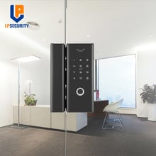 Smart keyless Fingerprint door lock biometric lock with IC card password for home office frameless glass door access control 2024 - buy cheap