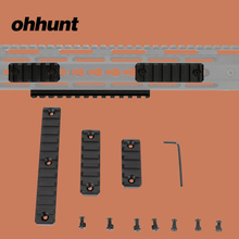 ohhunt 3pcs Sets 13 Slot 7 Slot 5 Slot Picatinny 1913 Rail Section Keymod Rail Mount for Tactical Key Mod Handguard 2024 - buy cheap