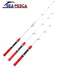 SEAPESCA Portable Ice Fishing Rod 60CM 80CM 100CM Mini Fishing Pole Ultra-Light Shrimp Fishing rods fishing Tackle JK449 2024 - buy cheap