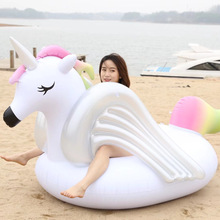 Flotador inflable gigante para piscina de unicornio/Pegaso para mujer, colchón de aire, anillo de natación para adultos, juguete de fiesta de agua boia, 275cm 2024 - compra barato