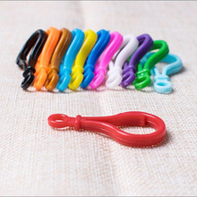 50pcs/lot High Quality 5cm colorful acrylic Lobster Clasps Hooks key chain DIY lobster clasp Hooks for Jewelry Findings 2024 - buy cheap