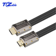 HDMI Cable 2.0 Version 3D Line Standard Oxygen-Free Copper Metal Shell 4K TV Flat Line  Projector Computer Cable 1M 2M 1.5M 3M 2024 - buy cheap