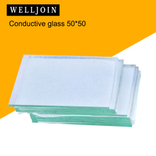 50x50x1.1mm <10 ohm/sq 50pcs Lab Transparent Conductive Glass Indium Tin Oxide ITO Glass  Coated Glass 2024 - buy cheap