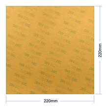 ENERGETIC 2pcs PEI Sheet 220x220mm 3D Printing Build Surface Dull Polish Surface 0.125mm thick for Wanhao Anet Prusa i3 2024 - buy cheap