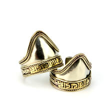 R172 Tibetan Mantras Rings White Metal Copper Open Rings Wholesale Tibet Rings 2024 - buy cheap