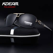 KDEAM Luxury Aluminum Magnesium Men's Sunglasses Polarized Coating Mirror Sun Glasses oculos Male Eyewear Accessories For Men 2024 - buy cheap