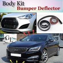 For Hyundai Aslan Bumper Lip / Front Spoiler Deflector For TopGear Friends Car Tuning View / Body Kit / Strip Skirt 2024 - buy cheap