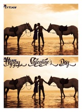 MYTIAN 5D DIY Diamante Pintura "Feliz Dia Dos Namorados" Kissing Couple Diamante do Ponto da Cruz do Bordado Cavalos Broca Praça Cheia ícone 2024 - compre barato