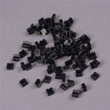 100pcs Round Hole 8 Pins 2.54MM DIP DIP8 IC Sockets Adaptor Solder Type 8 PIN IC Connector 2024 - buy cheap