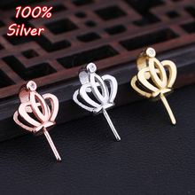 925 Silver Color 3 Colors Pendant Clasp Pinch Clip Bail Pendant Connectors Bail Beads Jewelry Findings DIY Jewelry Accessories 2024 - buy cheap