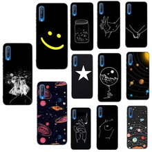 For Samsung Galaxy A50 Case Silicon Line Art For Samsung A50 Cover A 50 Protector For Samsung A7 2018 A30 S10 Plus S10 Lite Case 2024 - buy cheap