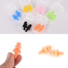 6 Colors Soft Silicone Swimming Ear Plugs Sound Noise Reduction Earplug With Retail Box for Swim Sleep Snoring Swimming Tools 2024 - buy cheap