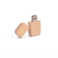 For PC cars Bluetooth TVs USB Flash Stick 16G maple wood rounded small Usb Stick Rectangular USB 2.0 Memory Stick pen Drive 2024 - buy cheap