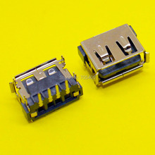 1X Laptop 2.0 USB conector/jack/sockect comumente usado de 90 graus Tipo AF 4 DIP Pé USB JACK feminino comprimento = 10 MM 2024 - compre barato