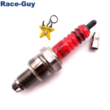 A7TC 3 Electrode Ignition Spark Plug For 50cc 70cc 90cc 110cc 125cc Engine Pit Dirt Motor Bike ATV Scooter Moped 4 Wheeler 2024 - buy cheap