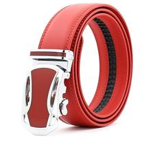 ZPXHYH Famous Brand Belt Men Top Quality Genuine Luxury Leather Belts for Men,Strap Male Metal Automatic Buckle men's belts red 2024 - buy cheap
