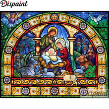 Dispaint Full Square/Round Drill 5D DIY Diamond Painting "Religious figure"3D Embroidery Cross Stitch Home Decor Gift A12183 2024 - buy cheap