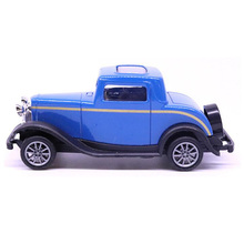 Coche de juguete de aleación de Metal para niños, modelo de vehículos clásicos fundidos a presión, escala 1:43, 10,5 CM, color azul 2024 - compra barato