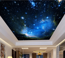 Пользовательские потолочные обои, Вселенная используется для гостиной спальни потолочные стены винил papel де parede 2024 - купить недорого