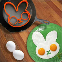 Molde de silicona de conejo pequeño para desayuno, molde de Aro para hornear o tortilla, herramientas de cocina, accesorios de cocina, regalo, novedad 2024 - compra barato