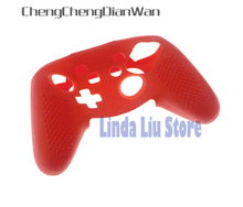 Chengdianwan-capa de silicone protetora para controle de videogame, 2 peças, cobertura para switch pro com número de rastreamento 2024 - compre barato