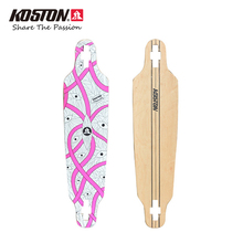 Koston Females Professional Drop Through Longboard Deck 40 Inch 8ply  Canadian Maple Hot Air  Pressed Cruising Long Board Decks 2024 - buy cheap