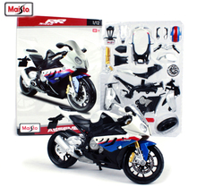 Maisto carro de motocicleta s1000rr 1:12, em liga, faça você mesmo, modelo de motor montado, brinquedos para crianças e adultos, frete grátis 2024 - compre barato