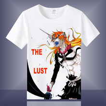 Unisex Anime Cosplay Bleach Kurosaki Ichigo Ishida Uryuu Cotton Casual T-Shirt Tee T Shirt Top 2024 - buy cheap