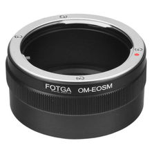 Fotga-anel adaptador de lente para câmera olympus om, para câmera canon wireless com espelhamento 2024 - compre barato