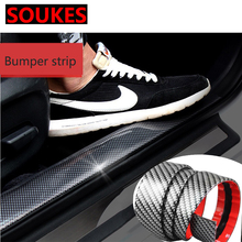 50cm Carbon Fiber Rubber Car crash Protector Sticker For Audi A3 A4 B8 A6 Q5 C7 8v B5 Mercedes Benz W203 W204 W205 W124 W212 AMG 2024 - buy cheap