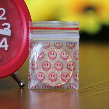 2x2.8 cm 1000 pcs 0.2mm PE Vermelho Auto Vedação Zip Bloqueio bag/Bolsa De Embalagens de Plástico Transparente zipper reclosable saco da embalagem 2024 - compre barato