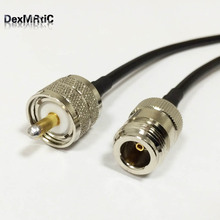N type female jack to UHF male PL259 RF pigtail cable RG58 50cm 20inch/100cm for wireless router wholesale NEW 2024 - buy cheap