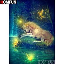 HOMFUN Full Square/Round Drill 5D DIY Diamond Painting "horse" Embroidery Cross Stitch 5D Home Decor  A07886 2024 - buy cheap