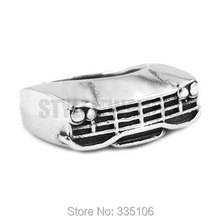 Free shipping! Car Head Motorcycle Biker Ring Stainless Steel Jewelry Classic Motor Biker Men Ring SWR0326 2024 - buy cheap