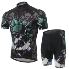 XINTOWN Skeleton Soldier 2016 men's Cycling Jersey Men's Short Sleeve Bicycle Cycling Clothing Bike Wear Shirts Outdoor  Mtb 2024 - buy cheap