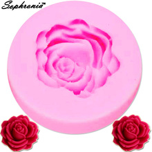 1pcs Rose Candle Moulds Soap Mold Kitchen-Baking Resin Silicone Form Home Decoration 3D DIY Clay Craft Wax-Making M750 2024 - buy cheap