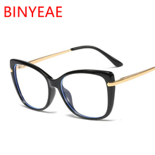 Anti Blue Rays Computer Glasses Women Blue Light Coating Luxury Brand Cat Eye Glasses Frame TR90 Light weight Red Spectacles 2024 - buy cheap