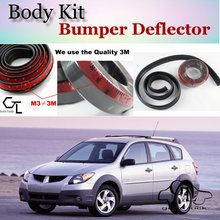 Bumper Lip Deflector Lips For Pontiac Vibe 2003~2010 Front Spoiler Skirt For TopGear Friends Car View Tuning / Body Kit / Strip 2024 - buy cheap