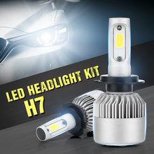 H4 H7 H8 H9 H11 9005 9006 COB LED Car Headlight Bulbs Hi-Lo Beam 72W 8000LM 6500K Auto Headlamp Fog Light Bulb 12v 24v 2024 - buy cheap
