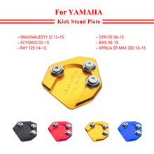 Soporte de apoyo CNC para motocicleta, almohadilla de placa de pie de extensión para YAMAHA SMAX155, SMAX 155, GTR125, RAY 125, APRILIA SR MAX 300 2024 - compra barato