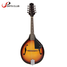 Instrumento Musical de tilo Sunburst de 8 cuerdas, mandolina con cuerda de acero de palisandro, instrumento de cuerda, puente ajustable 2024 - compra barato