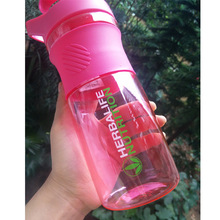 Herbalife Nutrition 24 Fit-botella de agua portátil, mezclador de proteína en polvo personalizado, color rosa, verde y azul, 800ml 2024 - compra barato