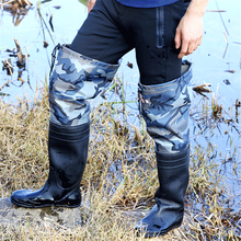 High Quality Outdoor Waterproof Rain Boots PVC Construction Labor Rainproof Non-slip Rubber Shoes Men High Tube Fishing Boot Man 2024 - buy cheap