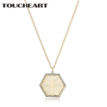 TOUCHEART Statement Snowflake Necklace Stainless Steel Necklace&Pendants Women Display Chain Tree Of Llife Necklace SNE190005 2024 - buy cheap